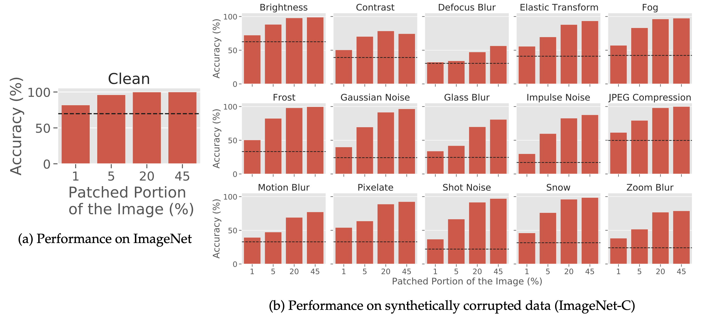 Performance on ImageNet and ImageNet-C